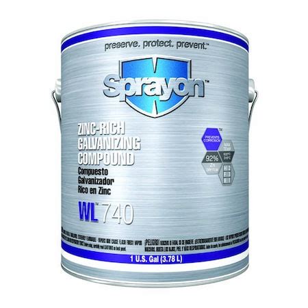 Krylon Sprayon Zinc Rich Galvanizing Compound - Bulk SC0740010 | Zoro