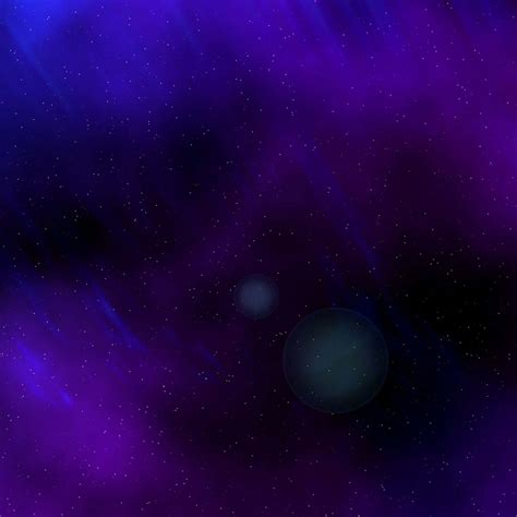 Purple And Blue Aurora Borealis Northern Lights In Space — Free iPad ...