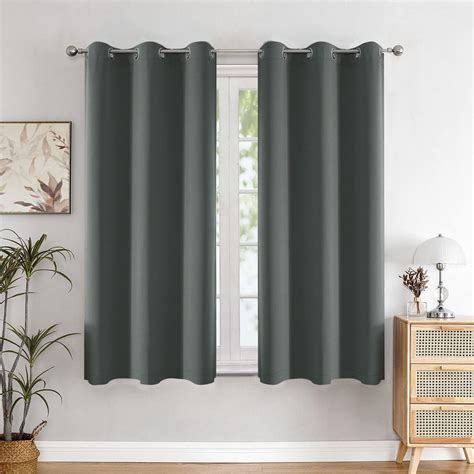 Buy HOMEMONDE Solid Blackout Curtains 5 Feet Set of 2 - Thermal ...