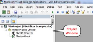 VBA Project Window Tutorial 的图像结果