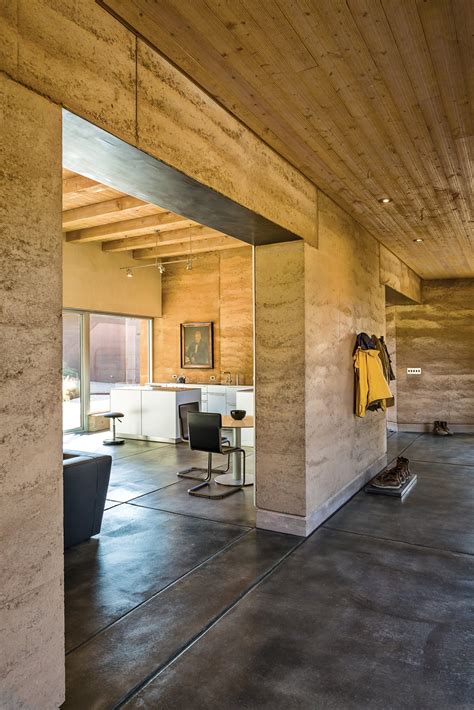 Photo 3 of 5 in A Sustainable Rammed Earth Home in New Mexico - Dwell