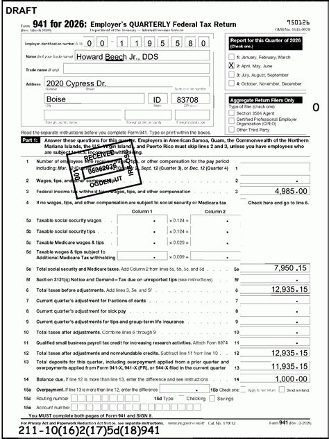 Form 941 Schedule B - Great Research