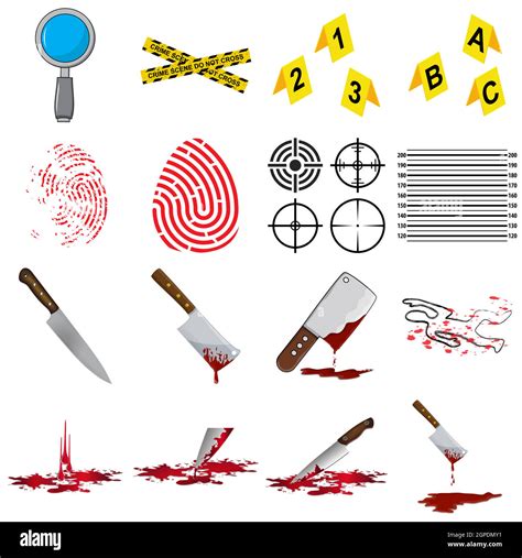 Knife crime forensic science Cut Out Stock Images & Pictures - Alamy