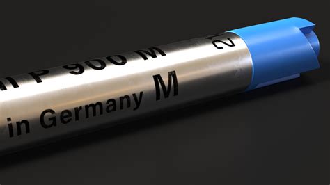 3D model Blue Ballpoint Pen Refill | 3D Molier International