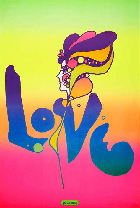 Love (1969) by Peter Max – Artchive