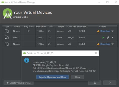 Image result for Android Emulator Android Studio Is Not Working