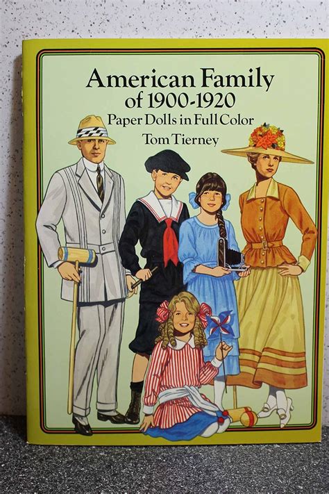 Buy American Family of the 1900-1920 Paper Dolls in Full Colour: Paper ...