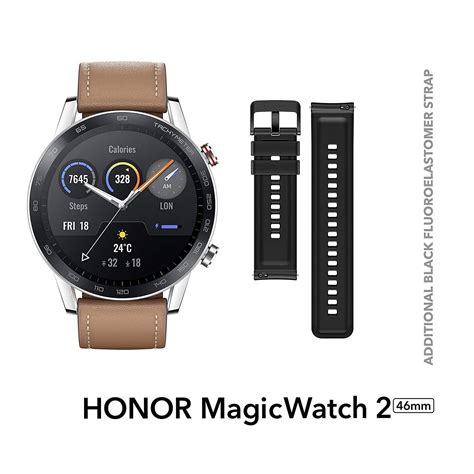 Honor Magic Watch 2 46 mm 14-Days Battery, SpO2, BT Calling, AMOLED Sc ...