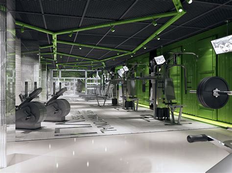彭州健身房设计 600平方 健身房装修 成都众派思设计|空间|室内设计|设计之心129 - 原创作品 - 站酷 (ZCOOL)