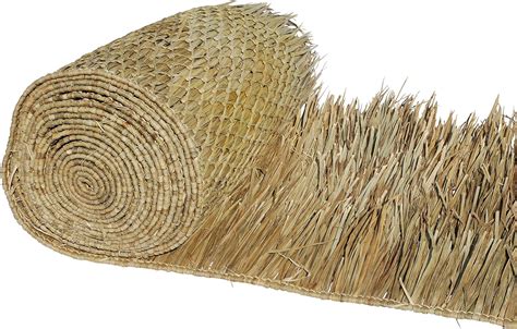 Buy amaZulu Inc. Mexican Straw Roof Thatch – Palm Thatch Rolls 35 H x ...