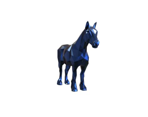 p3d.in - Clydesdale horse Standing