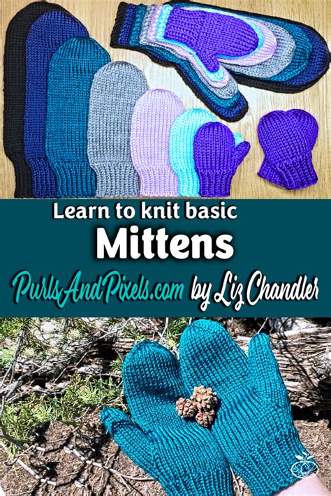 Image result for Basic Mittens Knitting Pattern