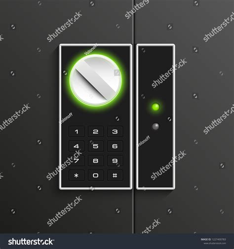Steel Safe Pin Code Entry Panel Stock Vector (Royalty Free) 1227400783 ...