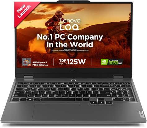 Lenovo Ideapad Gaming 3 Windows, AMD Ryzen 5 5500H 15.6" (39.6Cm) FHD ...