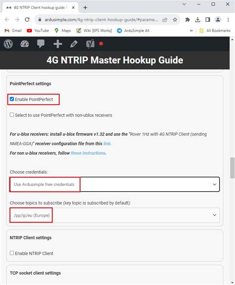 प्वाइंटपरफेक्ट का उपयोग कैसे करें u-blox रिसीवर - ArduSimple