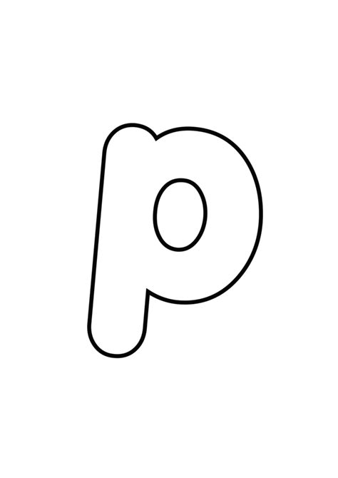 Download Printable Bubble Letter P - Bubble Letters