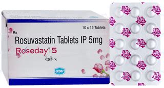 Roseday 5 Tablet 15: Uses, Side Effects, Price & Substitutes