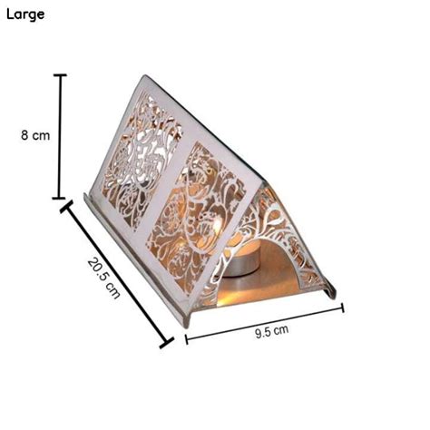 Buy Silver Plated Tealights Holder Hut | Episode Silver