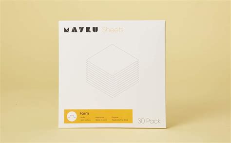 Mayku Form Sheets 30 Pack for The Mayku FormBox: a Desktop Vacuum ...