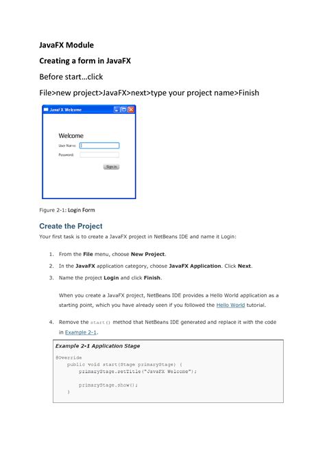 Image result for JavaFX Form