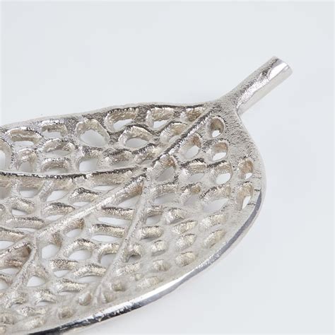 Buy Corsica Zarin Metal Leaf Decorative Platter from Corsica by Home ...