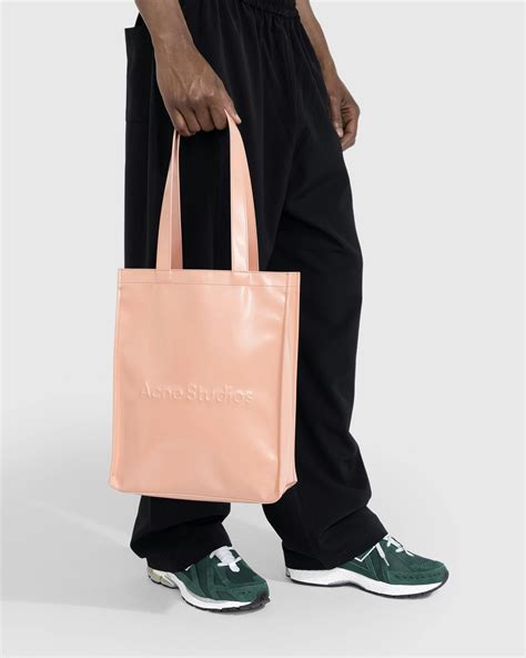 Acne Studios – Logo Shoulder Tote Bag Pink