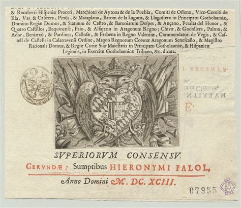 Anónimo - [Escudo de Armas de Guillermo Ramón de Moncada, Marqués de ...