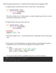 Image result for Python Code Exercises