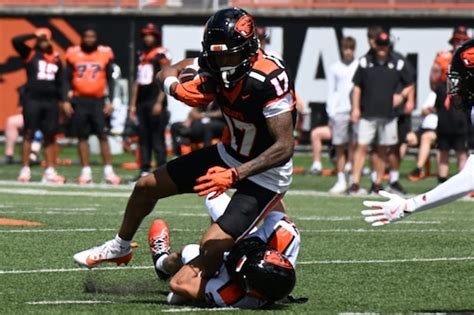 Defense rules the day in Oregon State football spring game - oregonlive.com