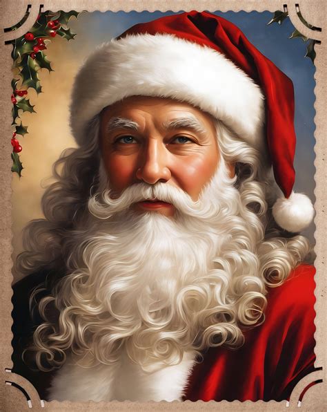 Santa Claus Christmas Art Free Stock Photo - Public Domain Pictures