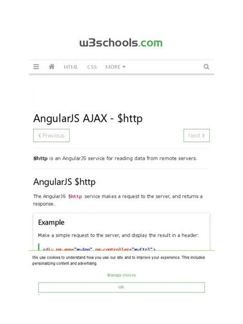 Image result for AngularJS HTTP Example