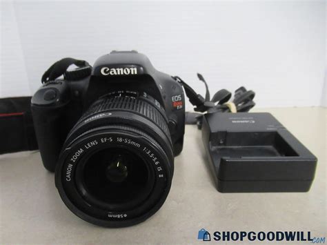 Canon Eos Rebel T2i Dslr Camera W/ Charger - Tested | ShopGoodwill.com