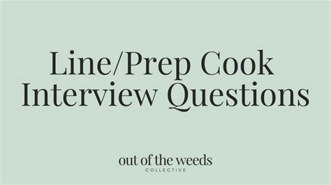 Image result for Cooks Interview Questions