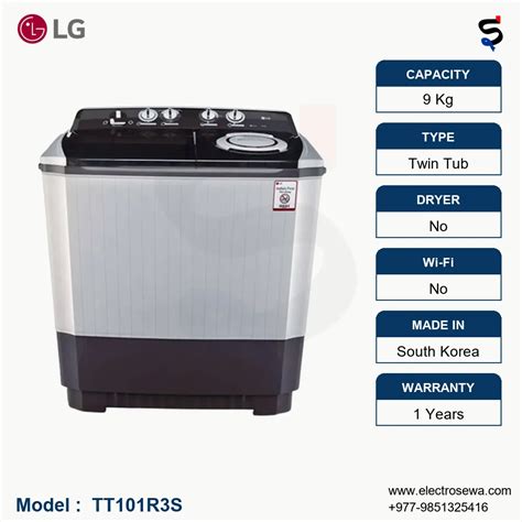 Rust-Proof, Durable LG 9 Kg Washing Machine for Families