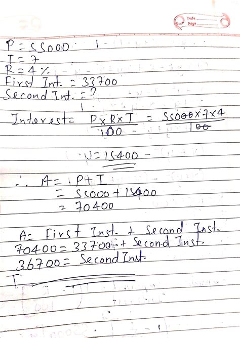 Sachin took a Loan of ₹ 55000from Rajesh for 7 years at the rate of 4% ...