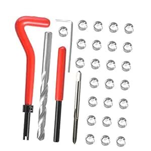 30Pcs Metric Thread Repair Insert Kit M3 M4 M7 M9 M11 Car Pro Coil Tool ...