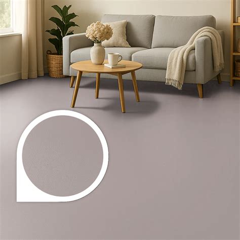 LuxeFloor Blush Pink Vinyl Flooring - Premium Cushioned Roll | Per Lin