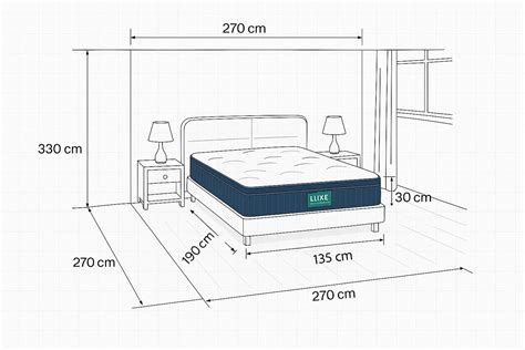 Double Bed Size Measurements: A Complete Guide in Inches, CM & Feet | Luxe Mattresses and Beds | UK