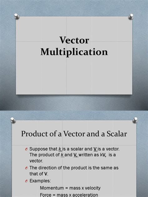 Image result for How to Multiply in Vector Form