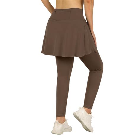 ANIVIVO Skirted Leggings for Women with Pockets, Tennis Yoga Pleated ...