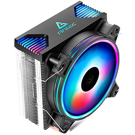 Antec CPU Cooler, Rainbow LED Fan 120mm, for Intel LGA 1150/1151/1155 ...