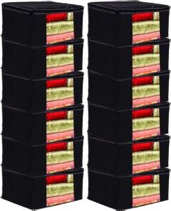 ANNORA INTERNATIONAL Pack Of 12 Cloth Safety Bag for Sarees ,Lahanga ...