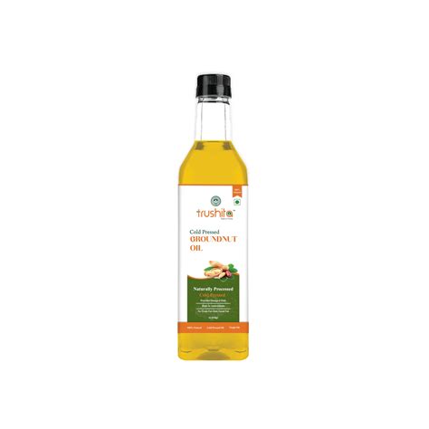 Trushita Cold Pressed Groundnut Oil - 1 Litre | G20 Peanut Oil | Kacchi ...