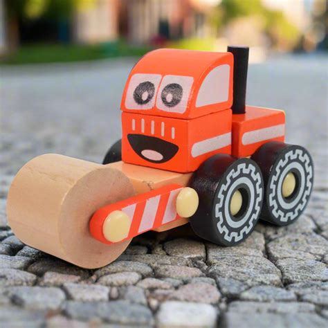 Small Wooden Play Kids Toys-Bull Dozer – Kids Bestie