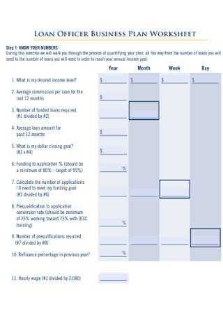 Business Plan Worksheet 的图像结果