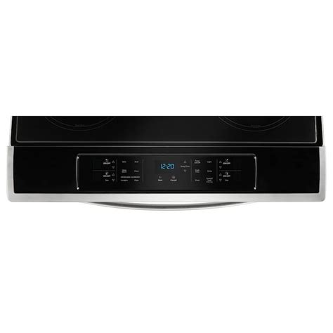 Whirlpool 30-in Glass Top 4 Burners 4.8-cu ft Self-Cleaning Slide-in ...