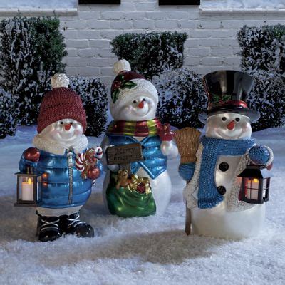 Outdoor Snowman Collection | Frontgate
