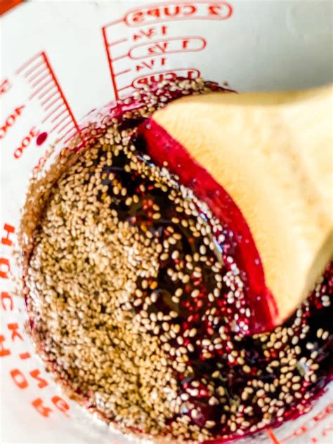 Blueberry Chia Seed Jam - Veggie Fun Kitchen