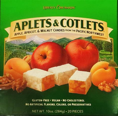 Liberty Orchards Aplets & Cotlets 10 Oz (2 Pack)
