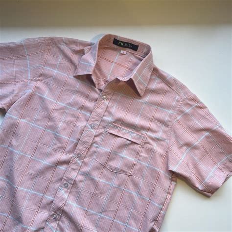 Naks summer button up shirt Light pink, super light... - Depop